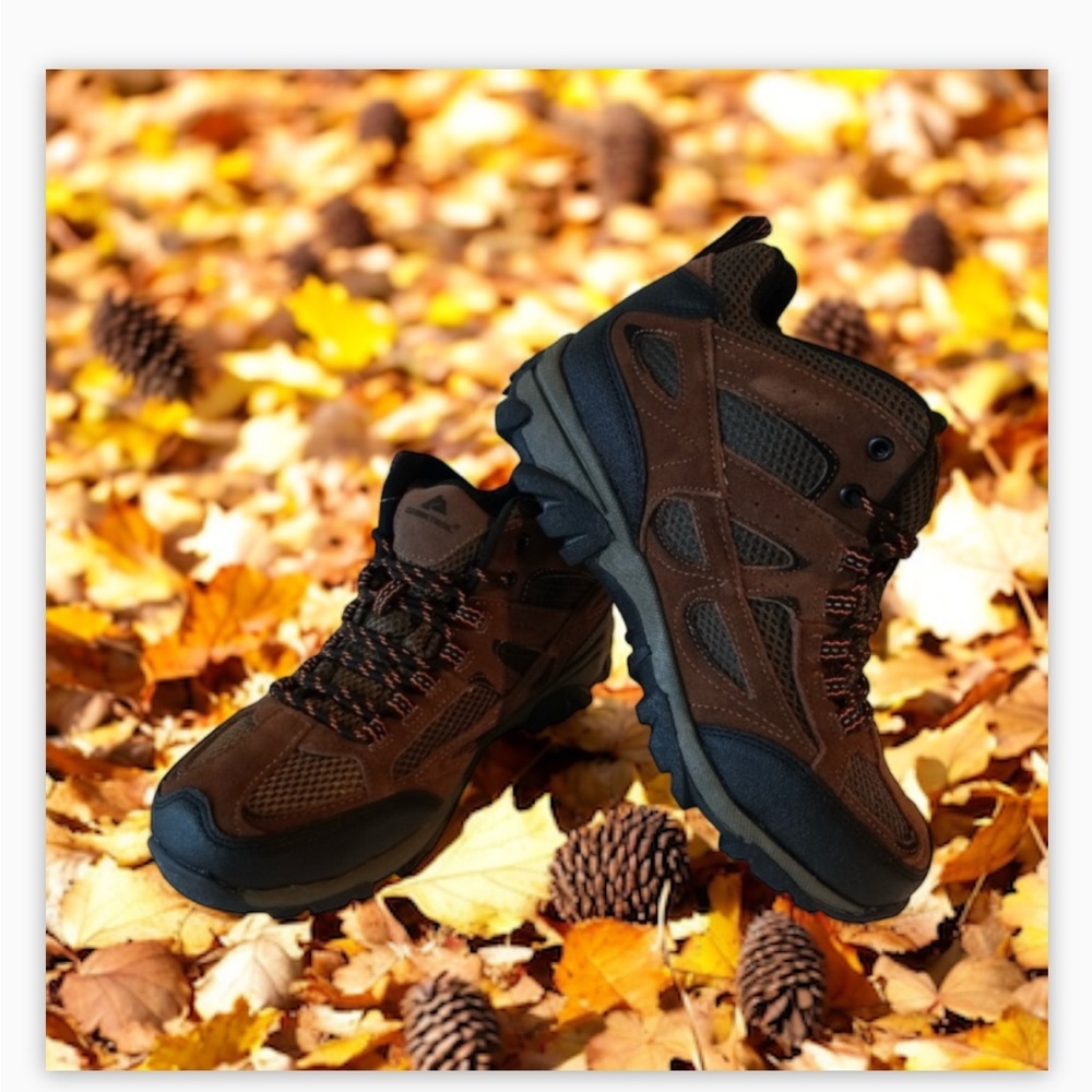 OzarkTrail forest Vented Waterproof Leather Hiker Boot Sz 9-Women-Men-7-Like Ne - Picture 2 of 14